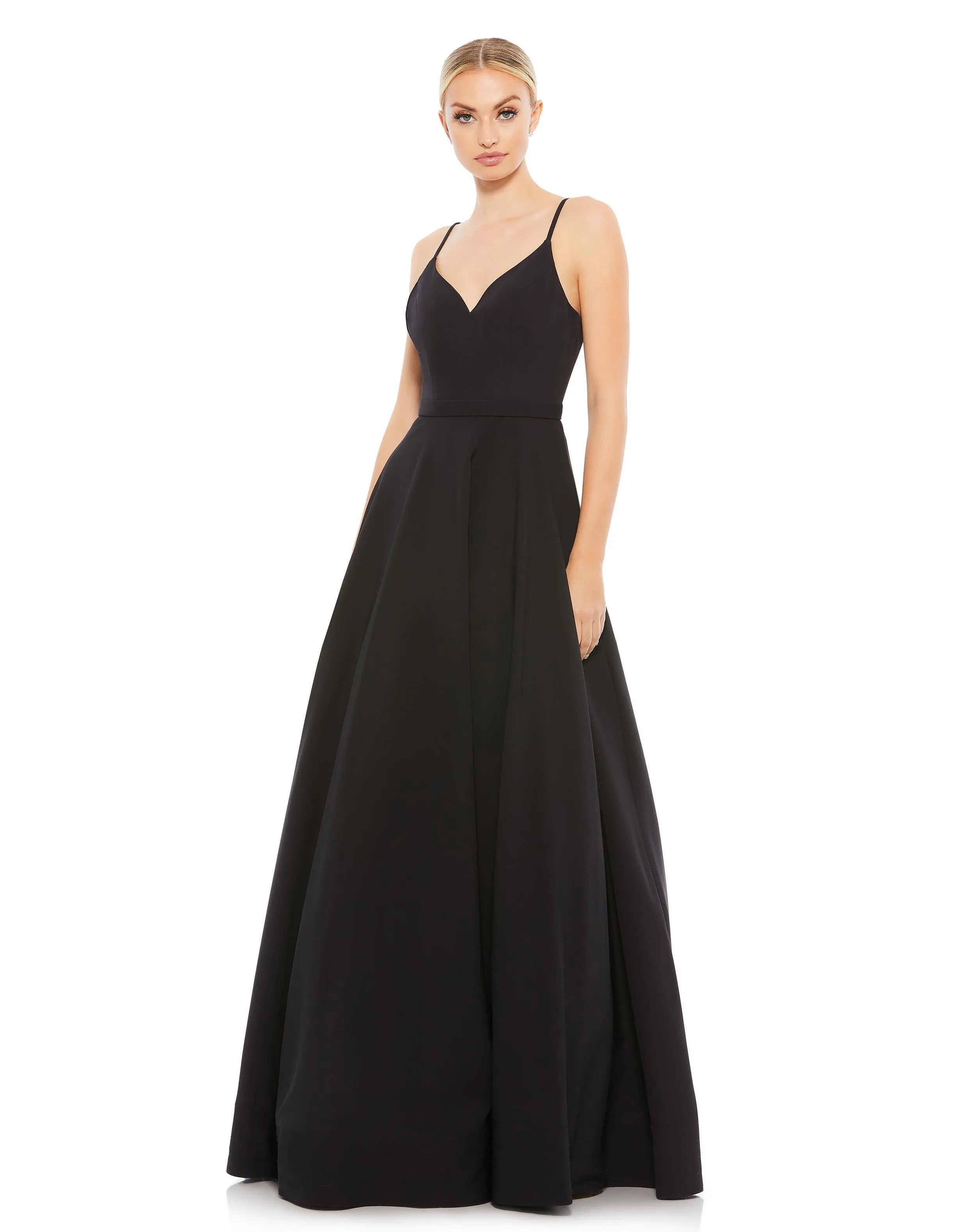 Classic A-Line V-Neck Ballgown