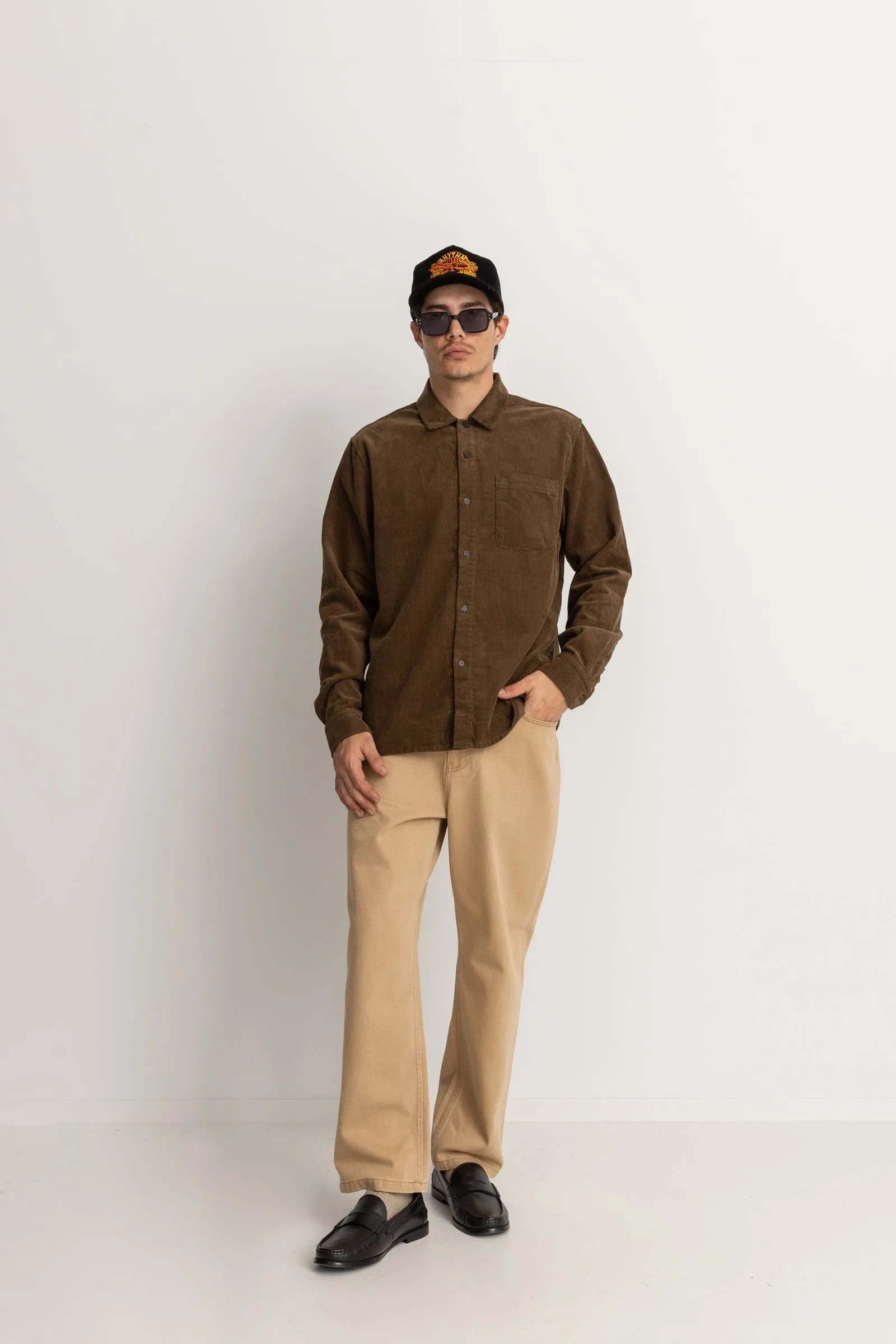 Corduroy Ls Shirt Bark