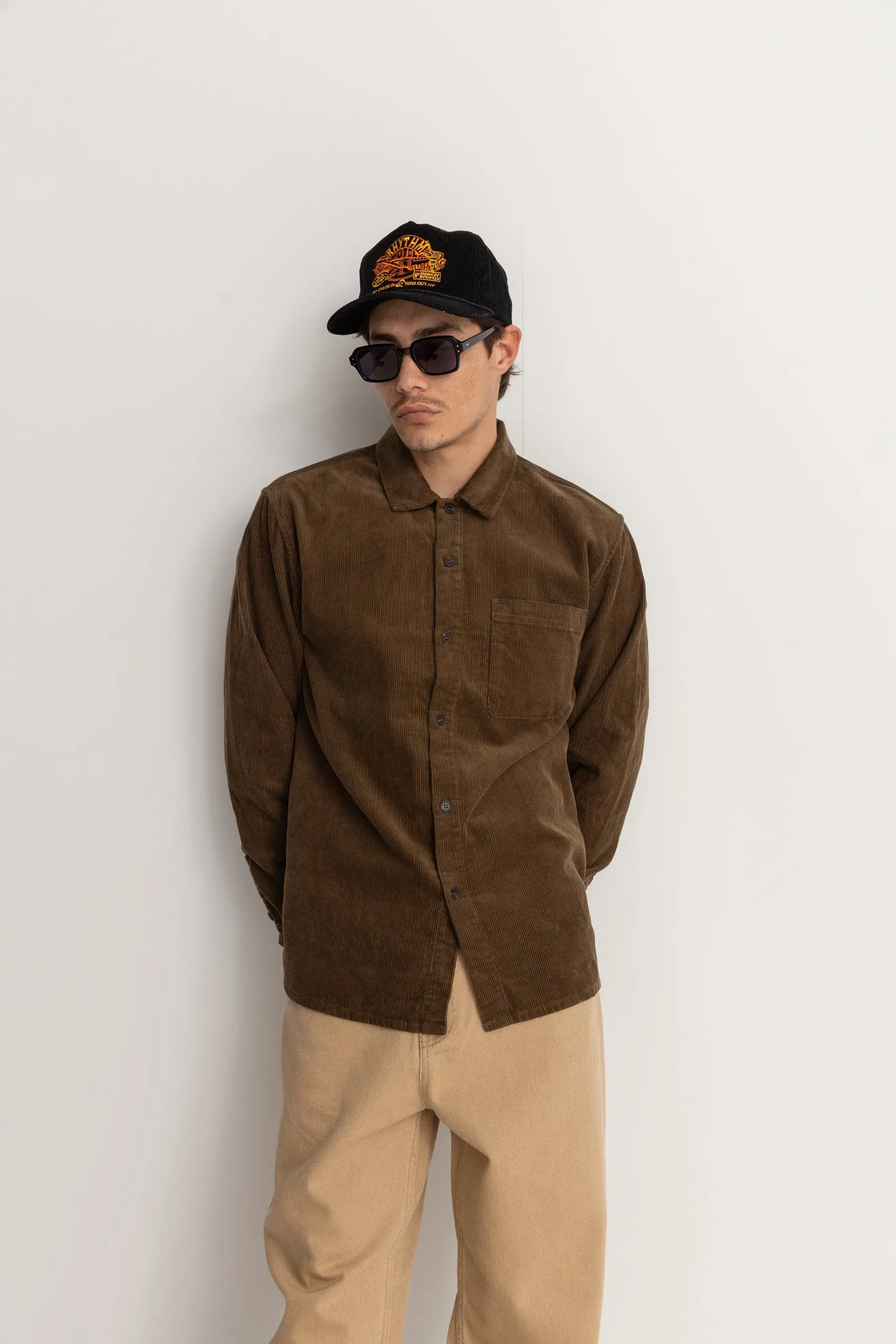 Corduroy Ls Shirt Bark