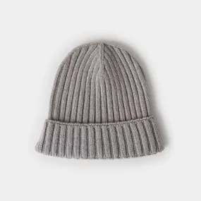 Coyote Grey Cashmere Beanie