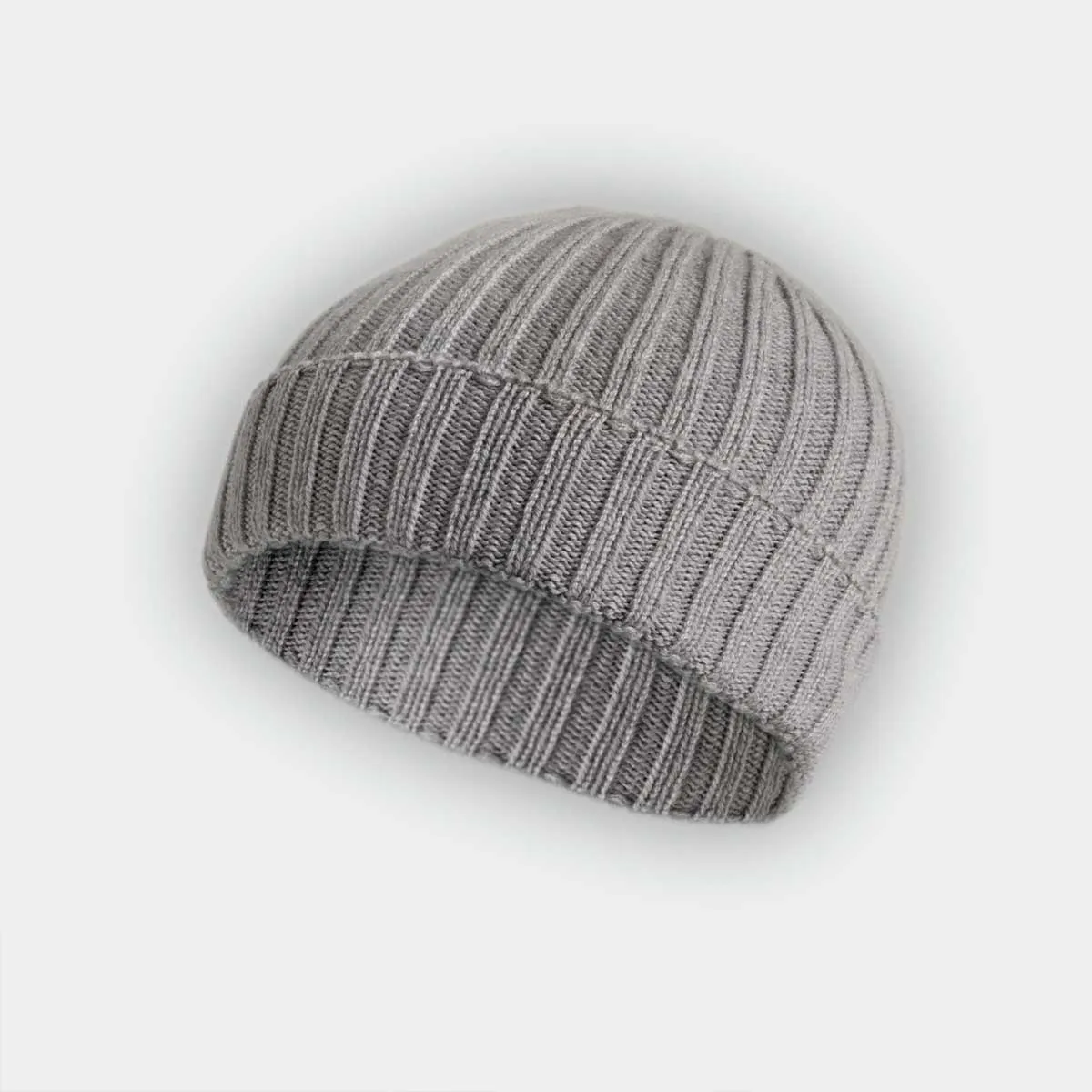 Coyote Grey Cashmere Beanie