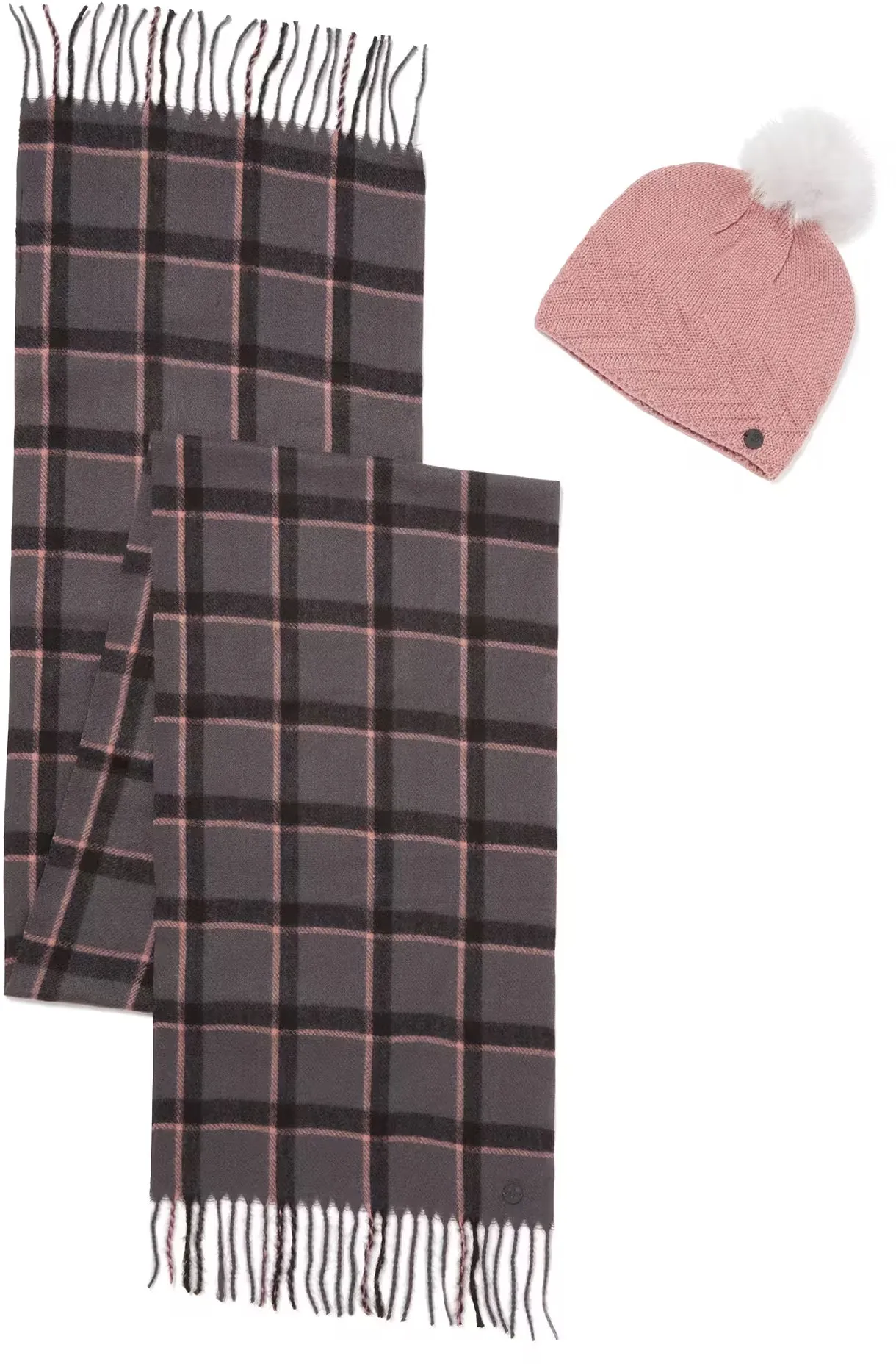 Craghoppers Penelope Womens Hat And Scarf Set - Pink