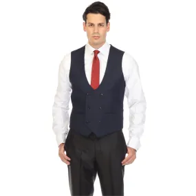 Cruz Mens Double Breasted Navy Vest