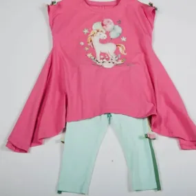 DAGA - Unicorn Tunic & Leggings Set - Pink