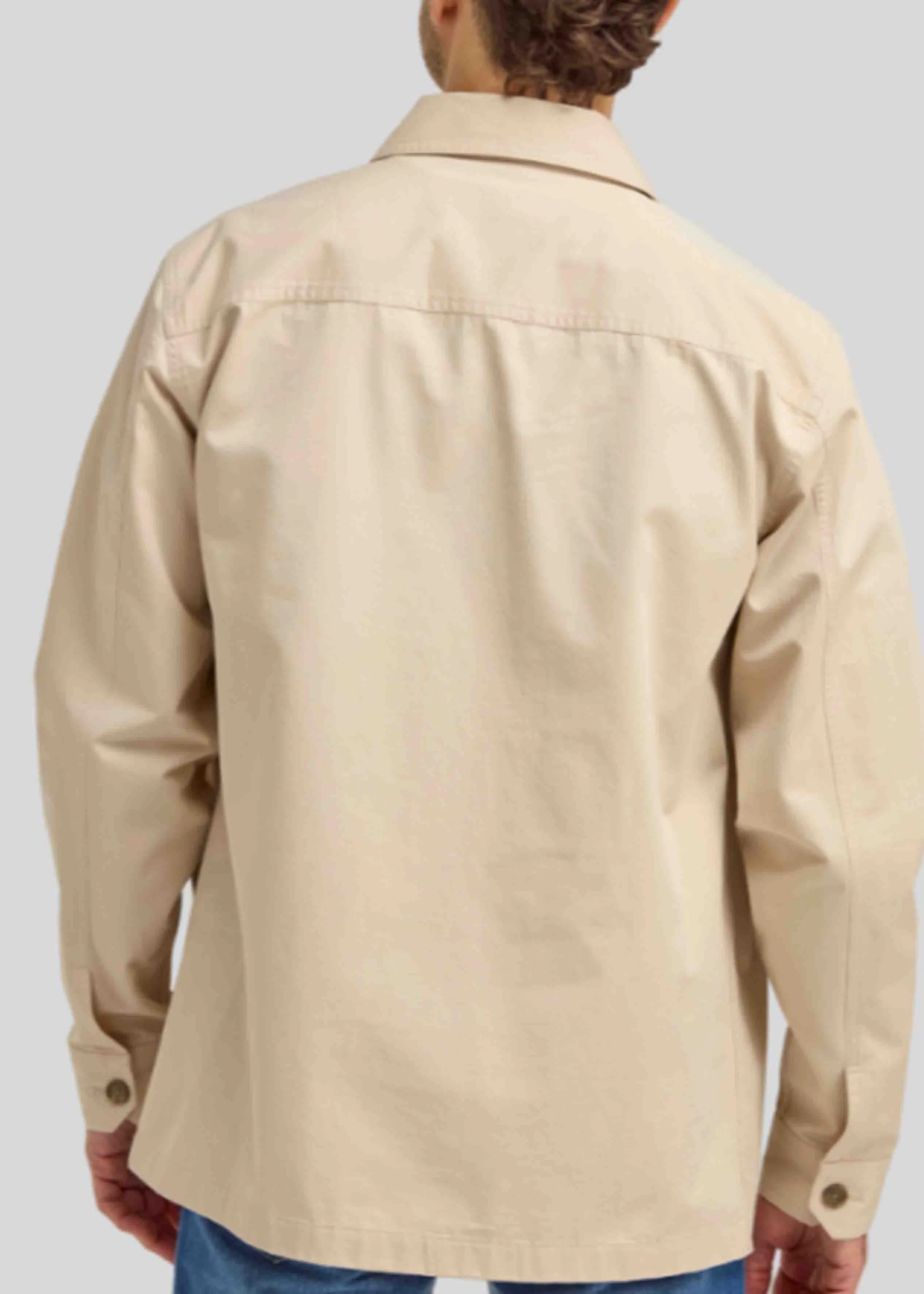 Damian Cotton VELCRO® Brand Fastening Overshirt