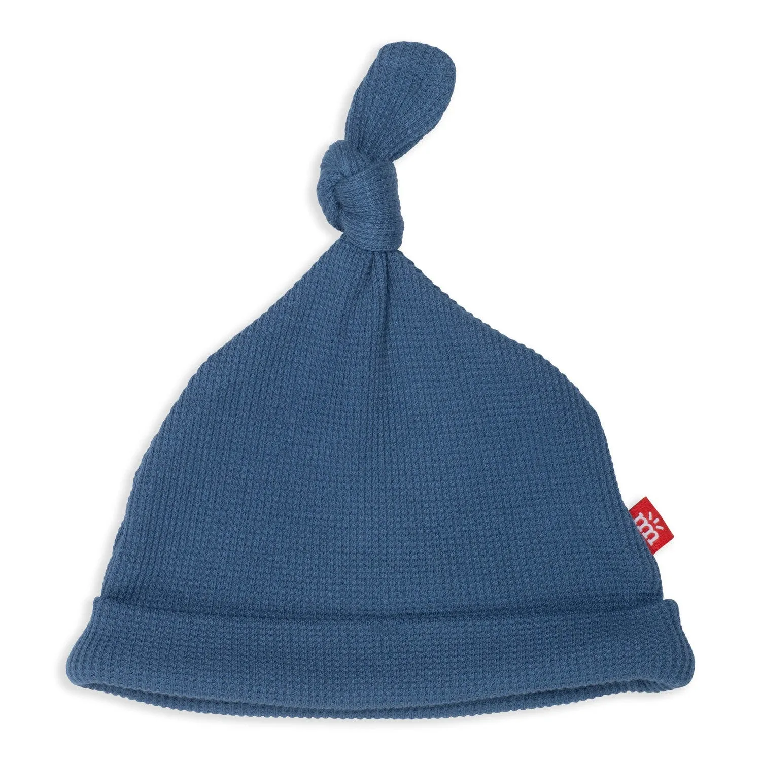 dark blue waffle modal newborn hat