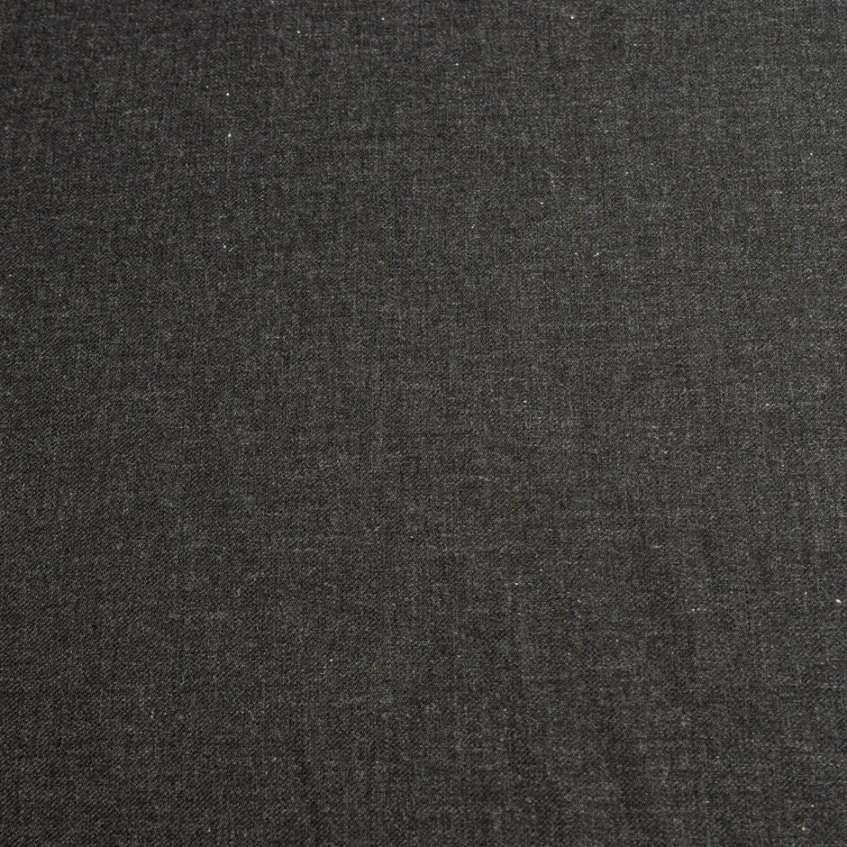 Dark Grey Pure Brushed Cotton Shirting