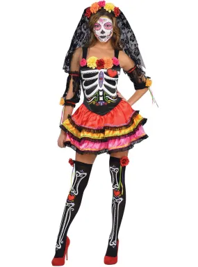 Day of the Dead Senorita Plus Size Womens Costume