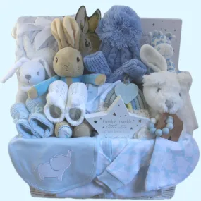 Deluxe 20 Piece Baby Boy Gift Hamper