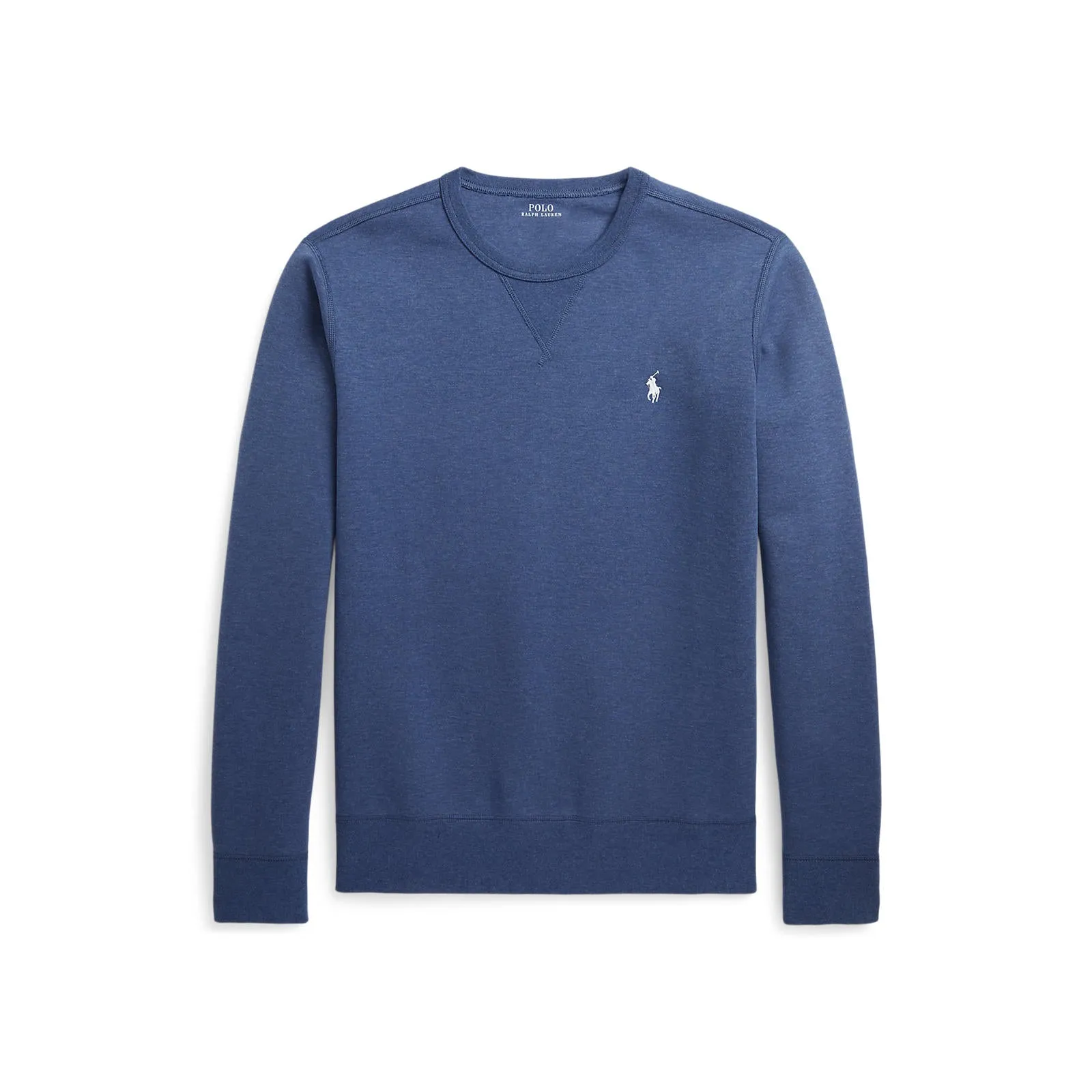 Double-Knit Crew Neck Sweatshirt - Blue Heather