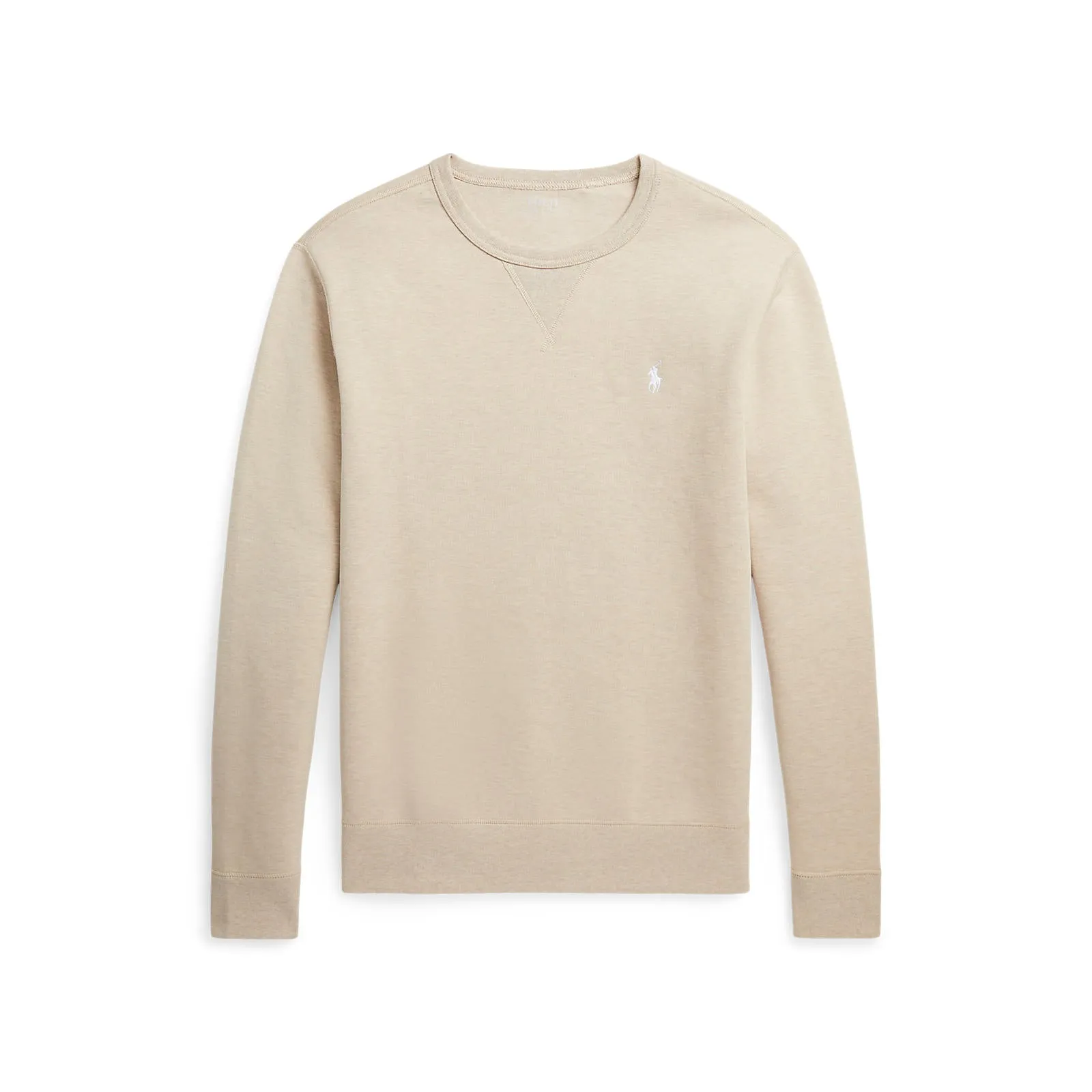 Double-Knit Crew Neck Sweatshirt - Sand Heather