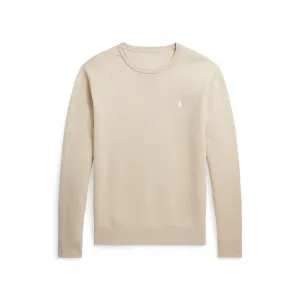 Double-Knit Crew Neck Sweatshirt - Sand Heather