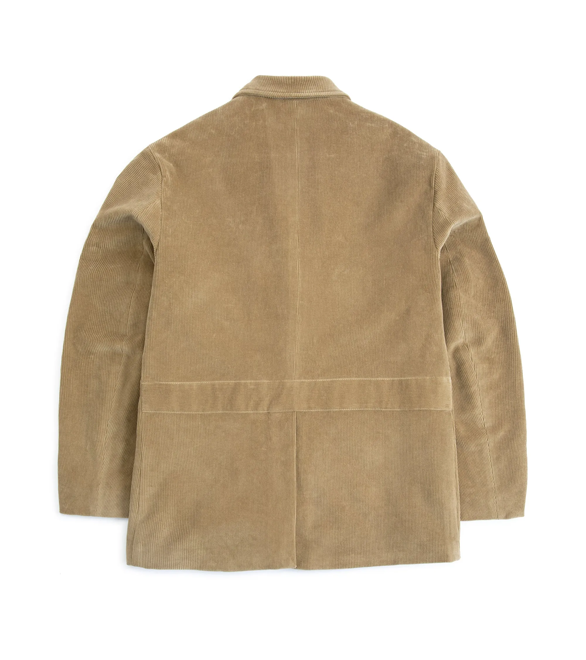 East Harbour Surplus Chester Washed Corduroy Jacket: Khaki