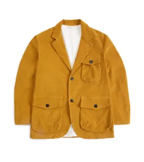 East Harbour Surplus Chester Washed Corduroy Jacket: Mustard