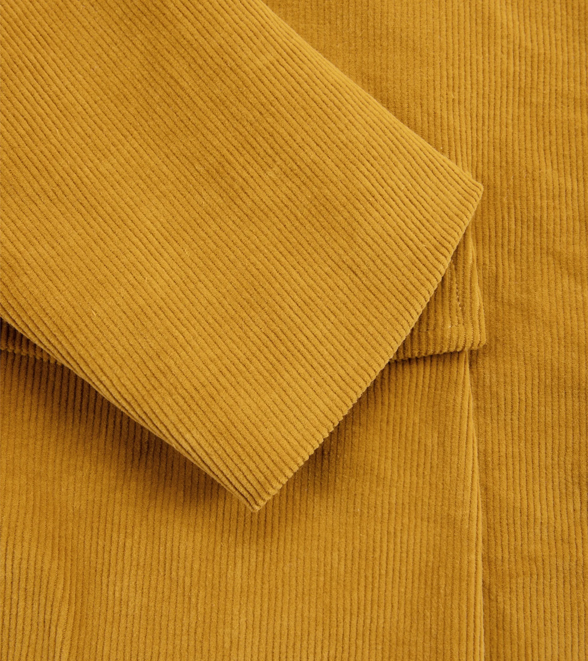 East Harbour Surplus Chester Washed Corduroy Jacket: Mustard