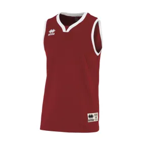 ERREA CALIFORNIA BASKETBALL VEST MAROON WHITE