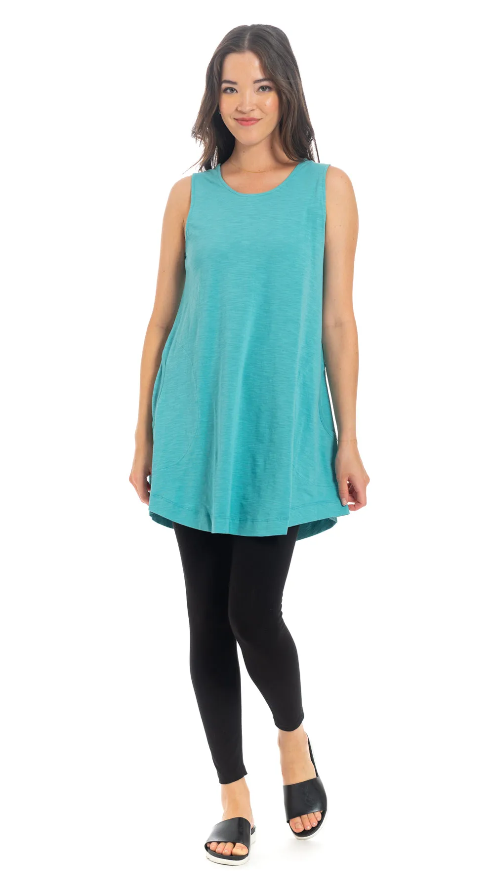 Flair Tunic - turquoise - organic cotton