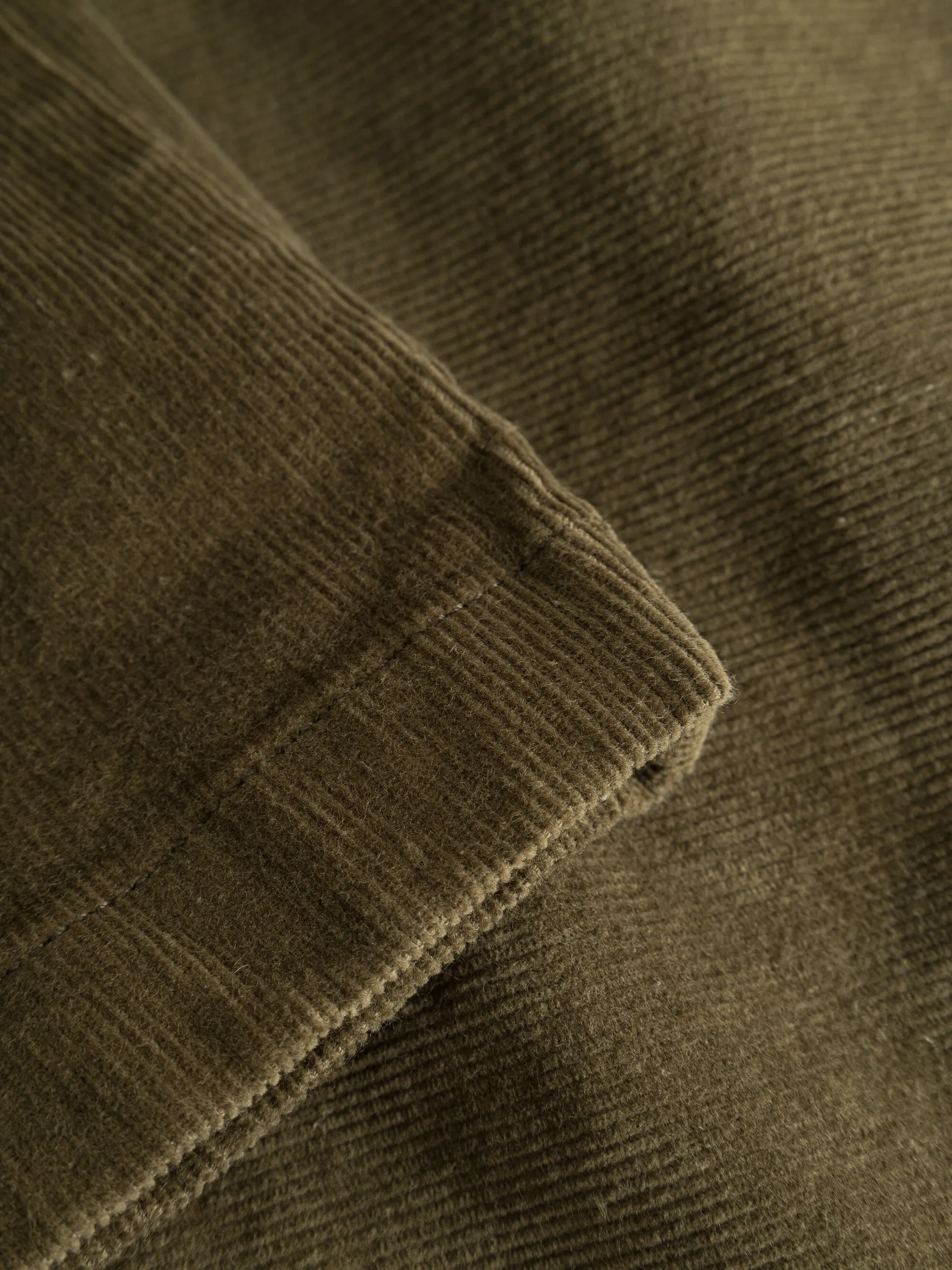 FLINT wide corduroy chino pants - Dark Olive