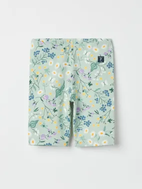 Floral Print Cycling Shorts