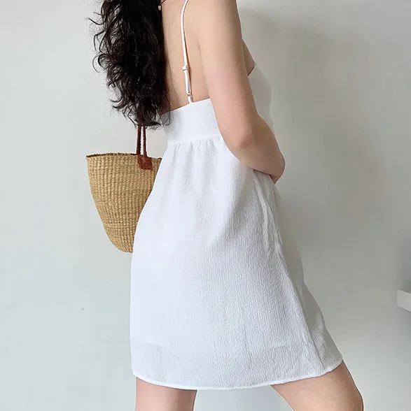 FLYTONN-spring summer dress Vacation photography outfits Free Feeling Mini Dress ~