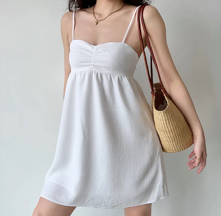 FLYTONN-spring summer dress Vacation photography outfits Free Feeling Mini Dress ~