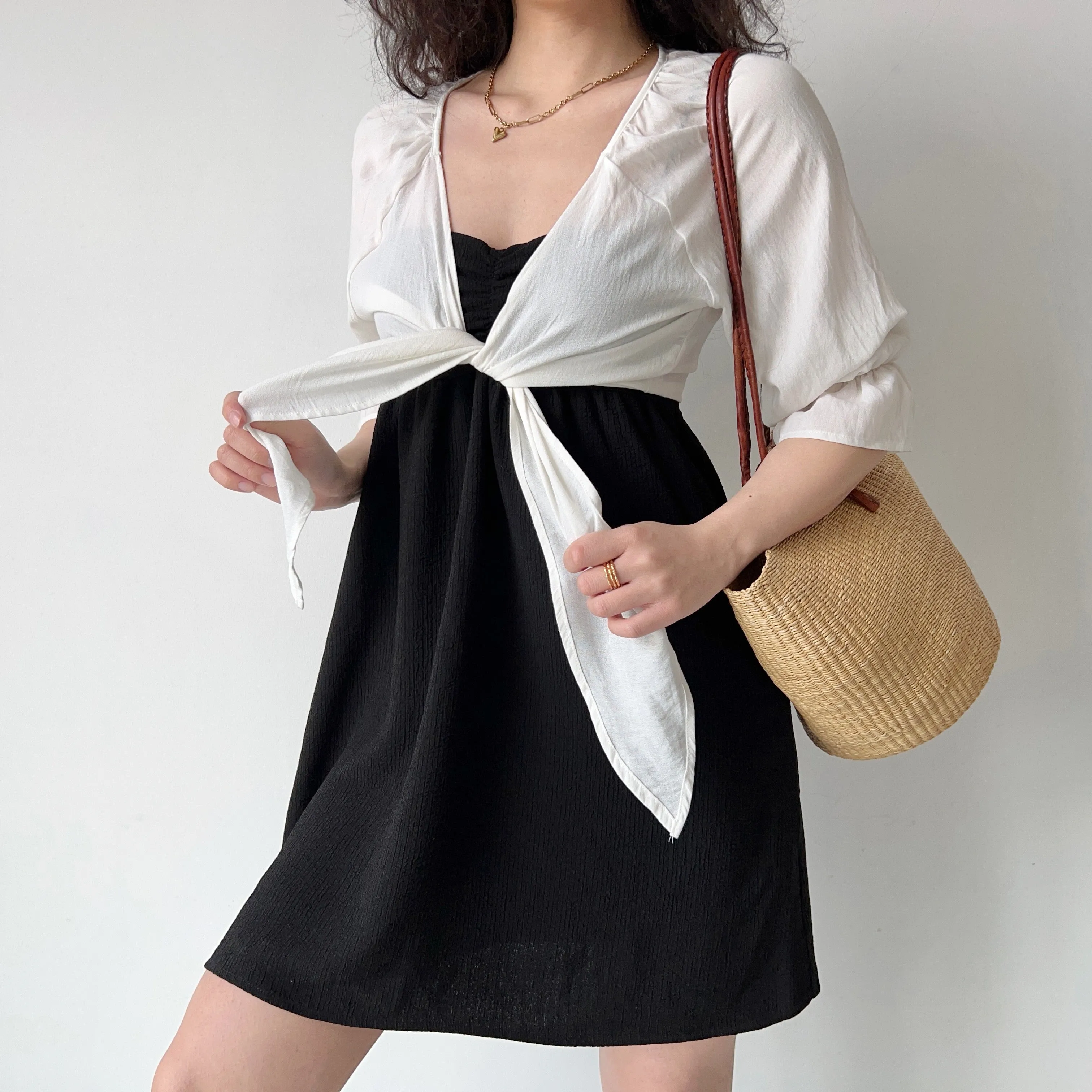 FLYTONN-spring summer dress Vacation photography outfits Free Feeling Mini Dress ~