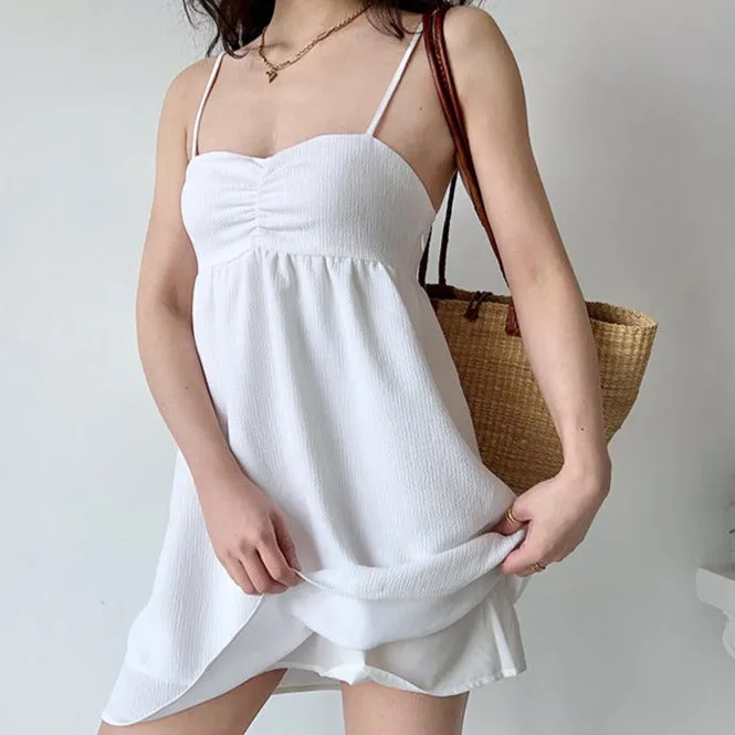 FLYTONN-spring summer dress Vacation photography outfits Free Feeling Mini Dress ~