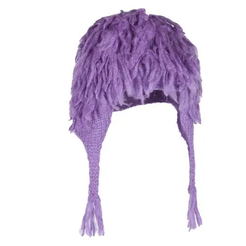 Fringed Kids Earflap Beanie Hat