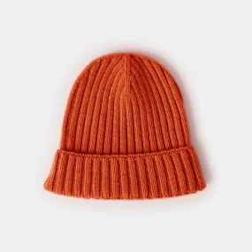 Furnace Orange Cashmere Beanie