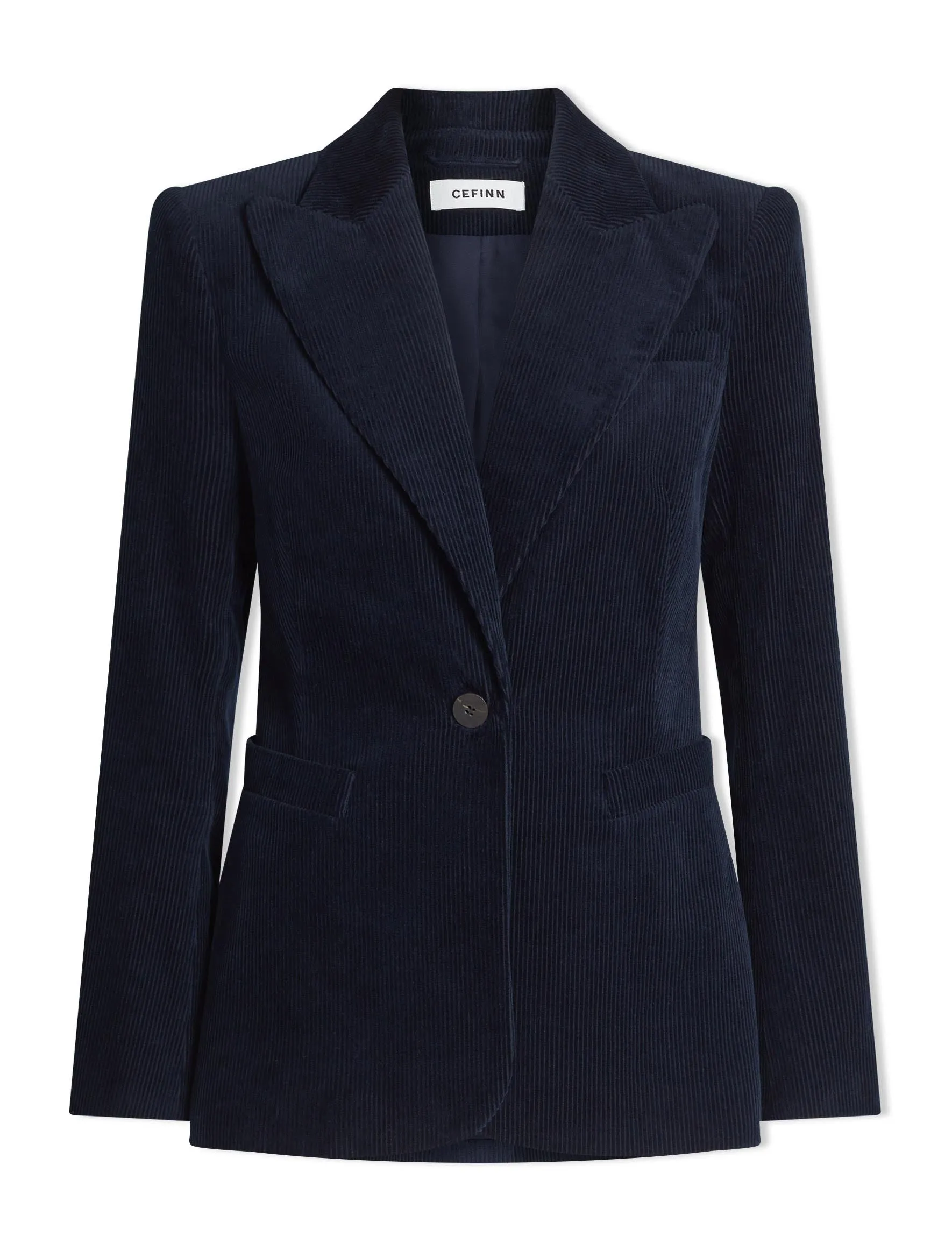 Gene Corduroy Blazer - Navy