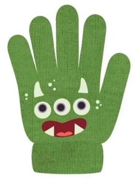 Gertex Youth Halloween Glow In The Dark Gloves