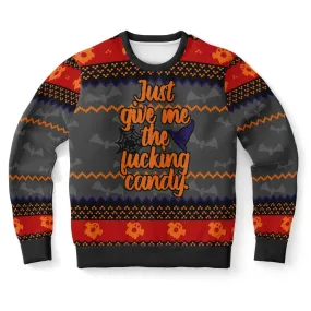 Give Me The F Candy Ugly Sweater