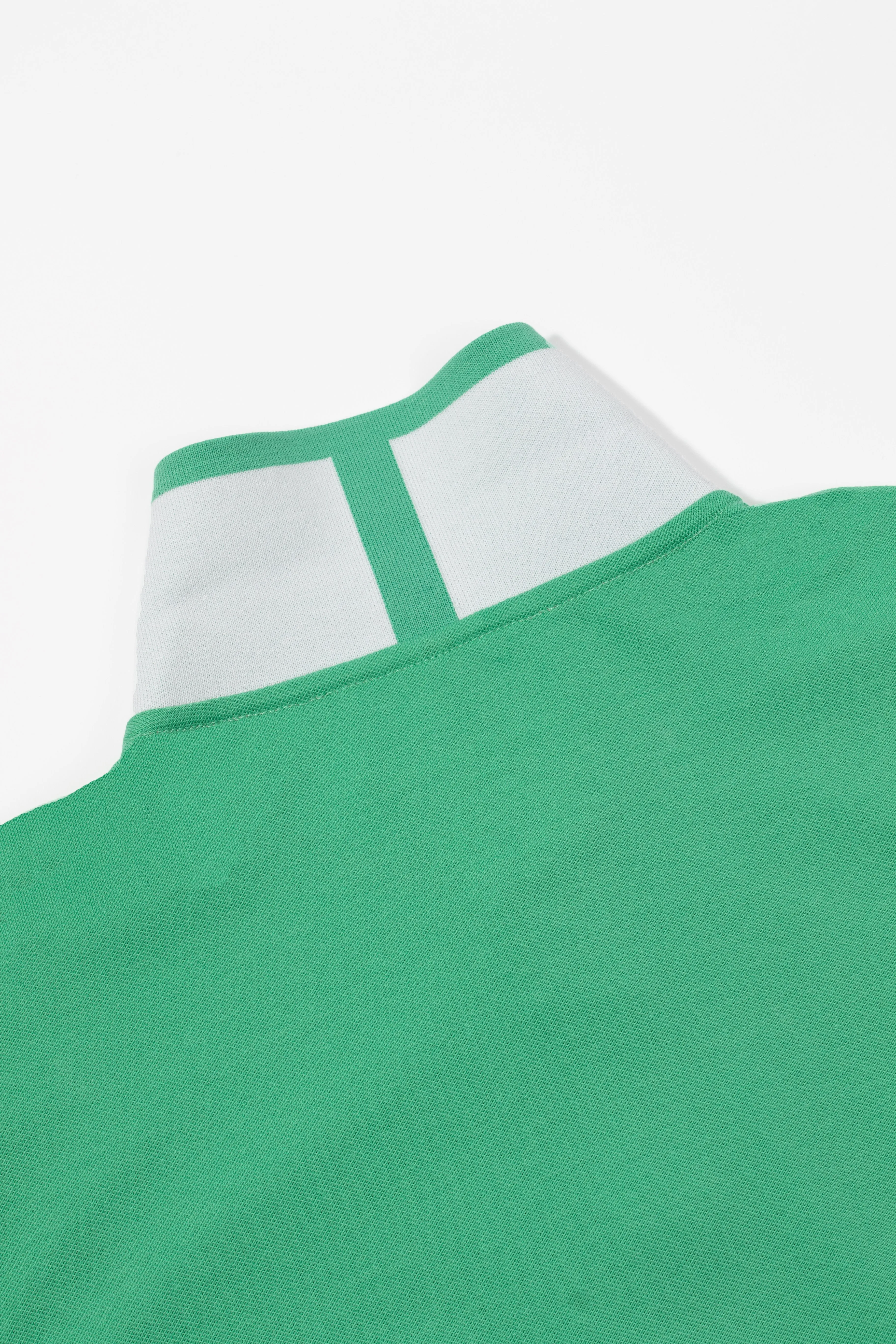 Green Pique Polo Shirt