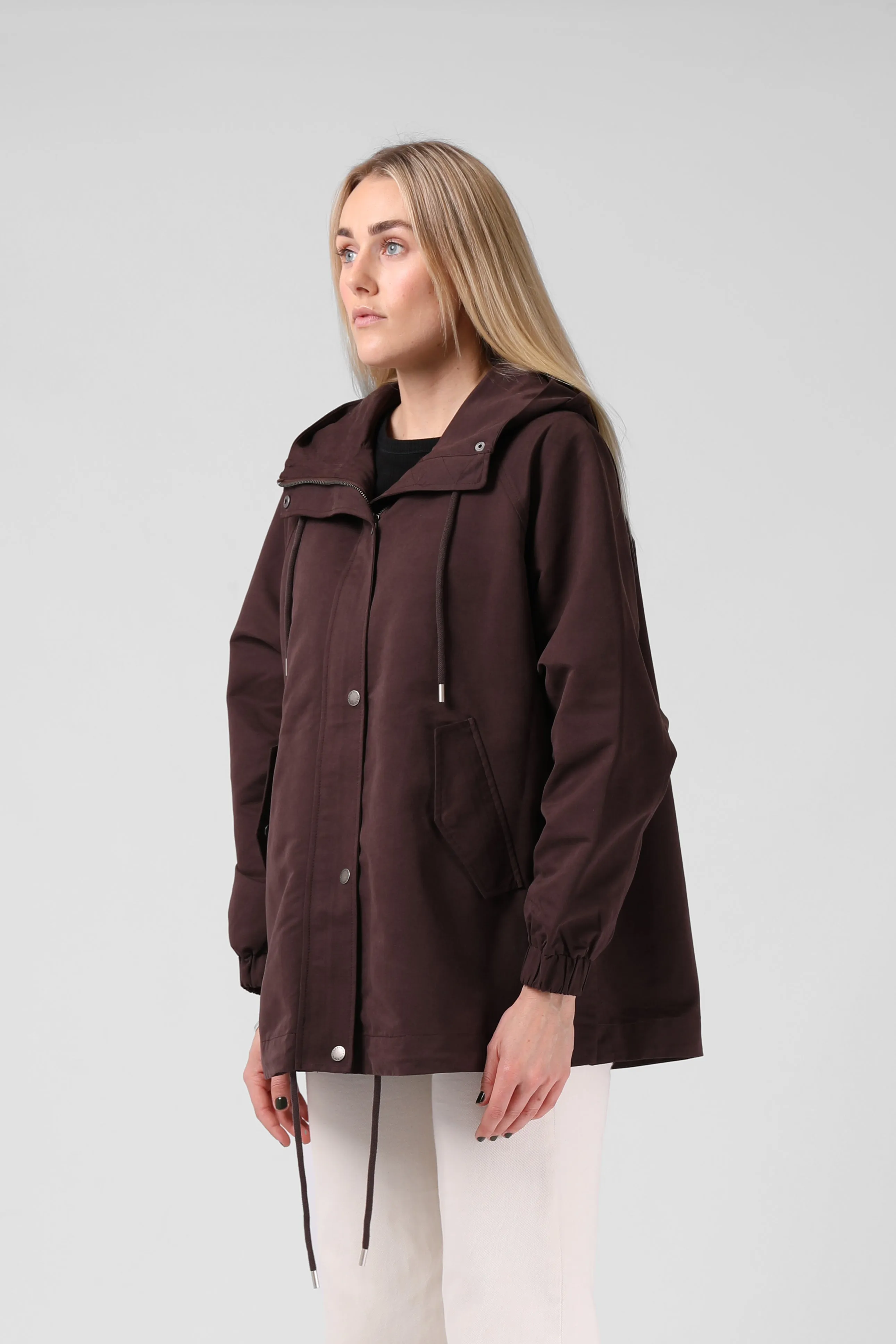 Harlow Jacket - Chocolate Plum