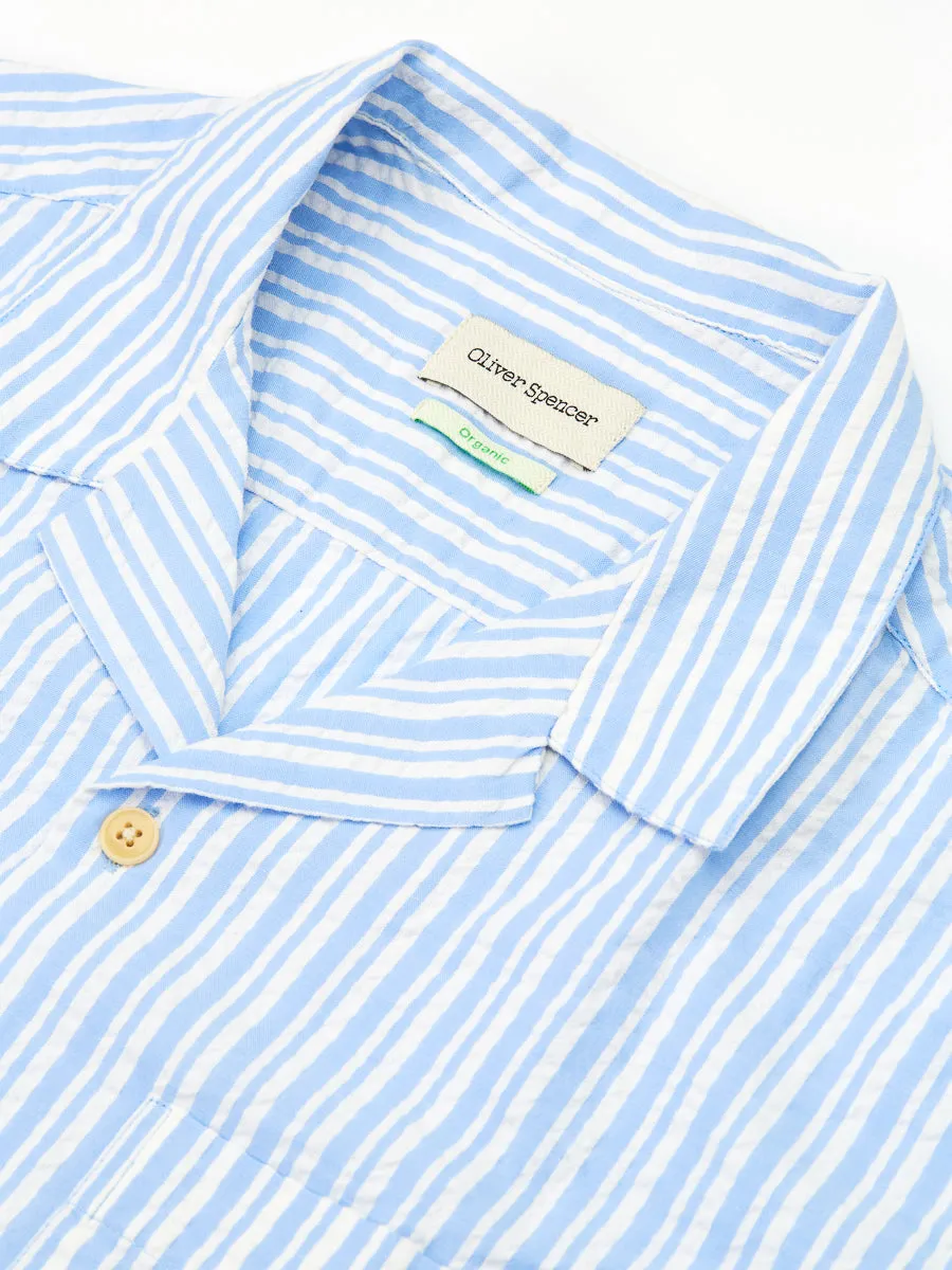 Havana Short Sleeve Shirt Quirke Blue