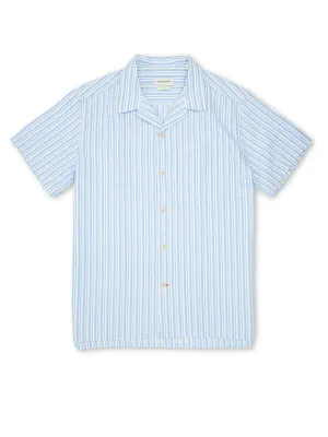 Havana Short Sleeve Shirt Quirke Blue