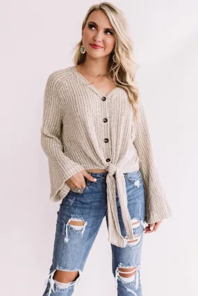 Headed West Knit Tie Top