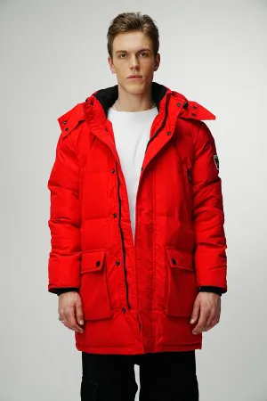 Heavy Red Winter Jacket