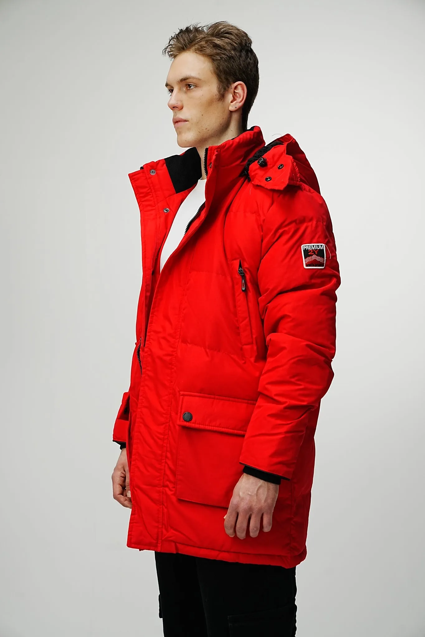 Heavy Red Winter Jacket