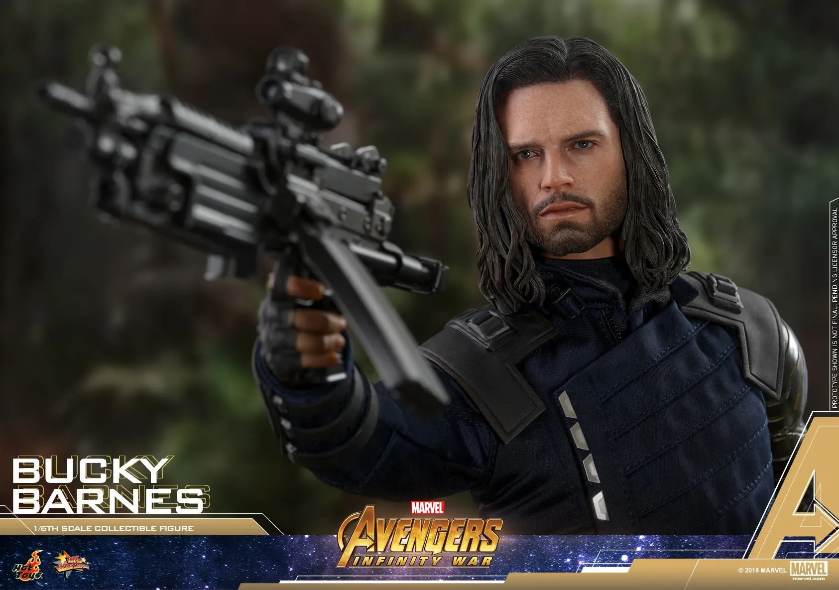 Hot Toys - MMS509 - Avengers: Infinity War - 1/6th scale Bucky Barnes Collectible Figure