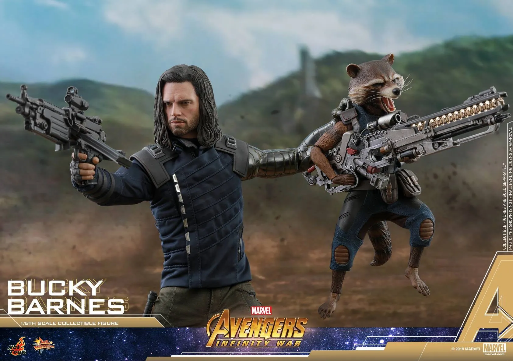 Hot Toys - MMS509 - Avengers: Infinity War - 1/6th scale Bucky Barnes Collectible Figure