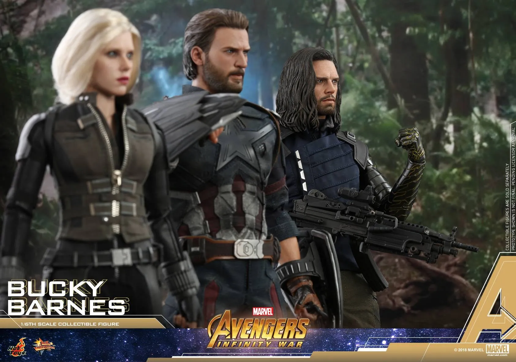 Hot Toys - MMS509 - Avengers: Infinity War - 1/6th scale Bucky Barnes Collectible Figure