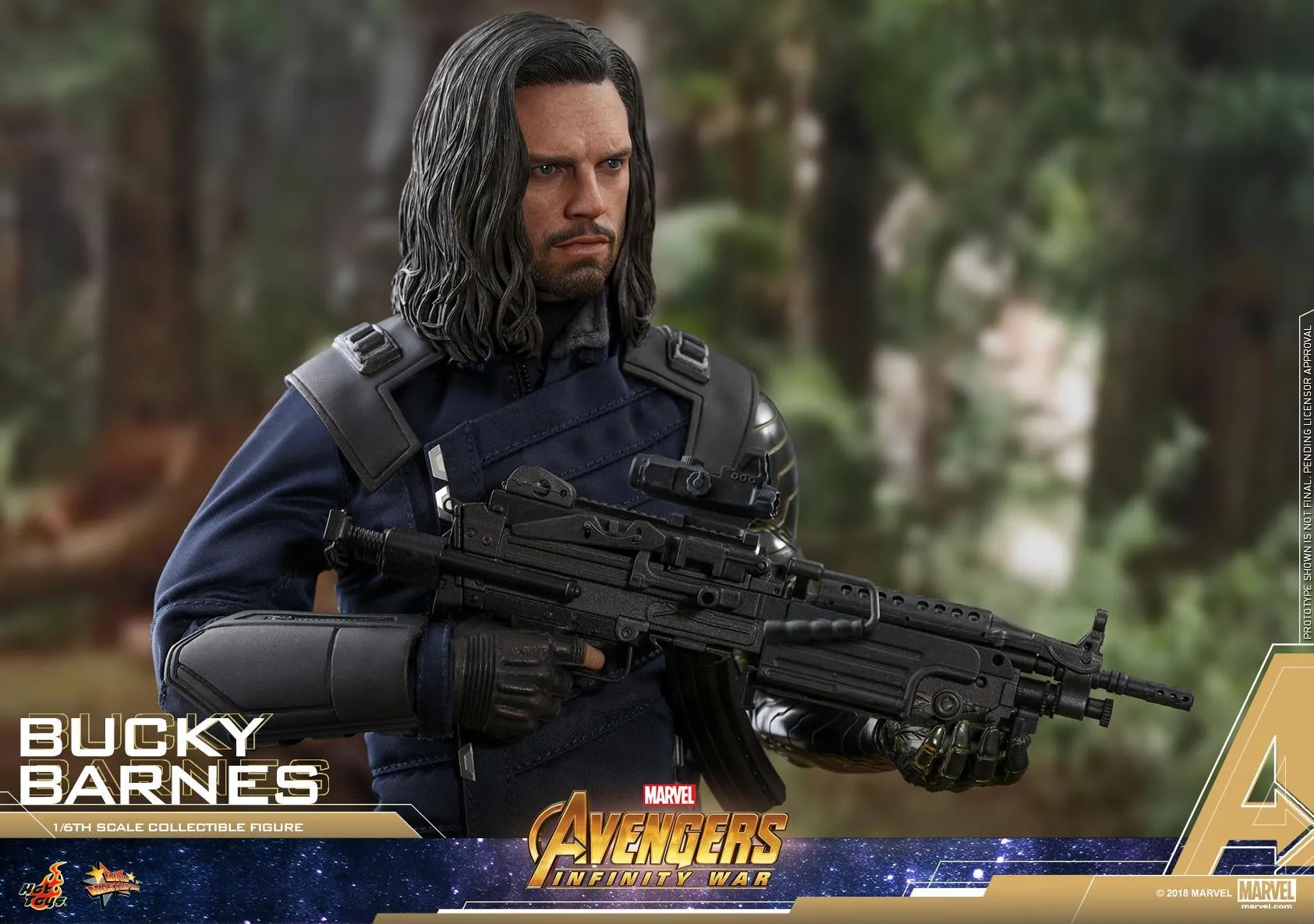 Hot Toys - MMS509 - Avengers: Infinity War - 1/6th scale Bucky Barnes Collectible Figure