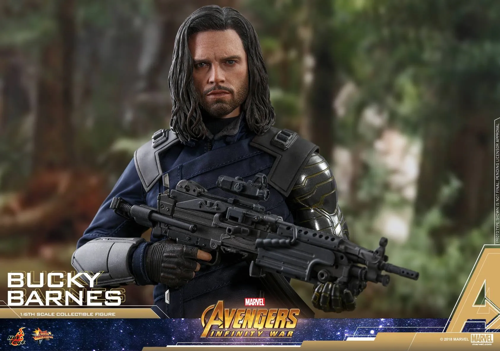 Hot Toys - MMS509 - Avengers: Infinity War - 1/6th scale Bucky Barnes Collectible Figure