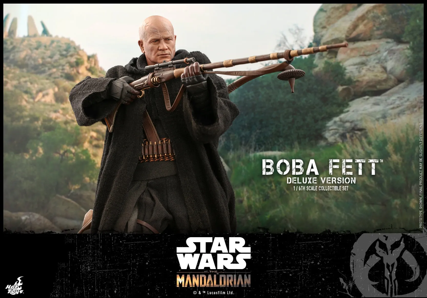 Hot Toys - TMS034 - Star Wars: The Mandalorian - 1/6th scale Boba Fett (Deluxe Version) Collectible Set