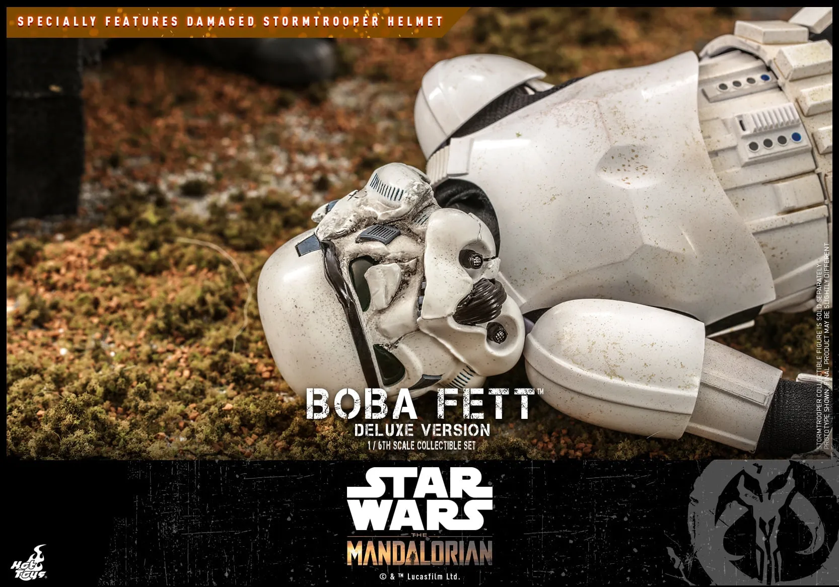 Hot Toys - TMS034 - Star Wars: The Mandalorian - 1/6th scale Boba Fett (Deluxe Version) Collectible Set