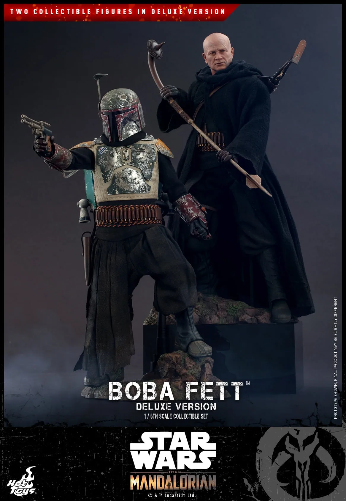 Hot Toys - TMS034 - Star Wars: The Mandalorian - 1/6th scale Boba Fett (Deluxe Version) Collectible Set