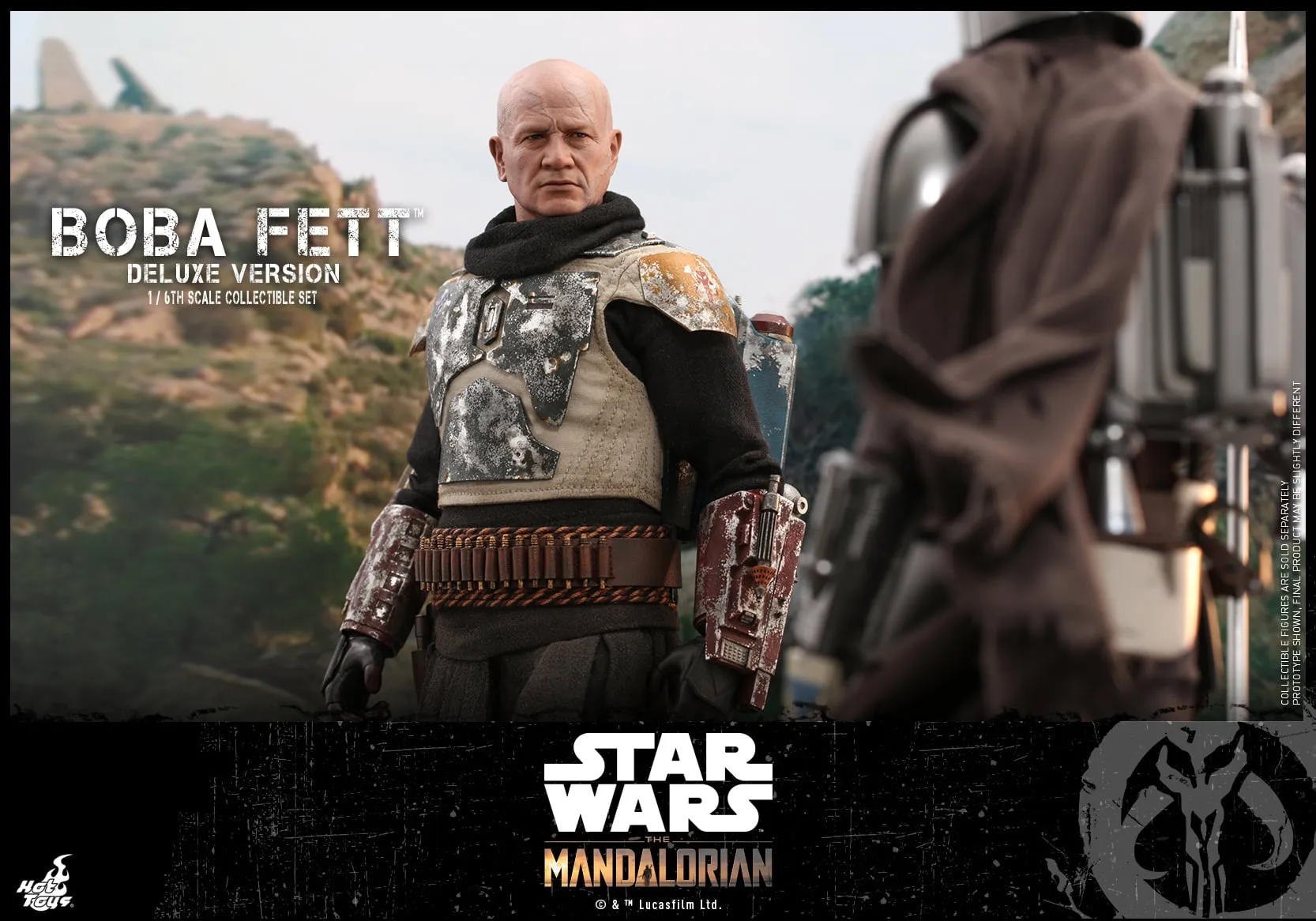 Hot Toys - TMS034 - Star Wars: The Mandalorian - 1/6th scale Boba Fett (Deluxe Version) Collectible Set