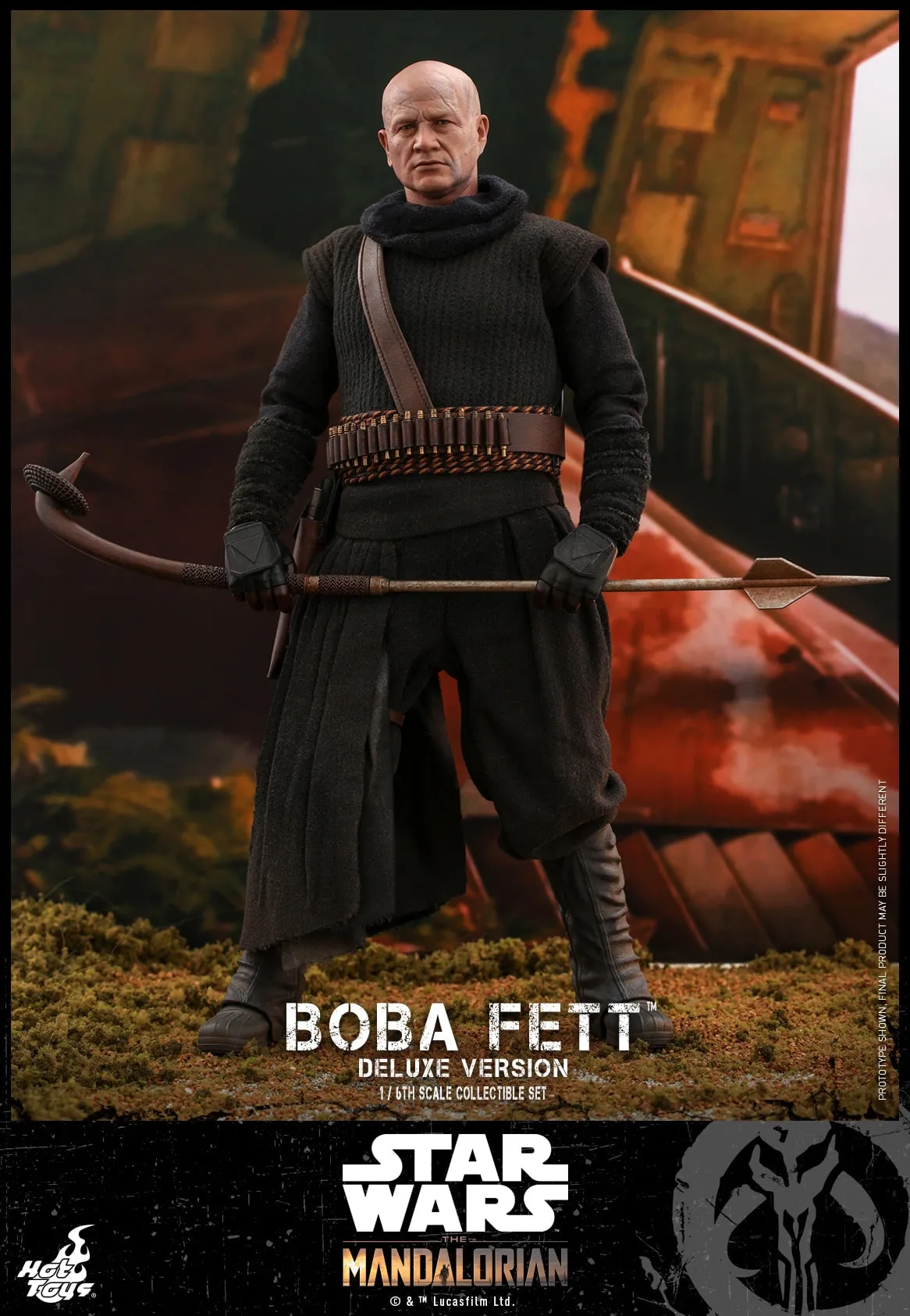 Hot Toys - TMS034 - Star Wars: The Mandalorian - 1/6th scale Boba Fett (Deluxe Version) Collectible Set