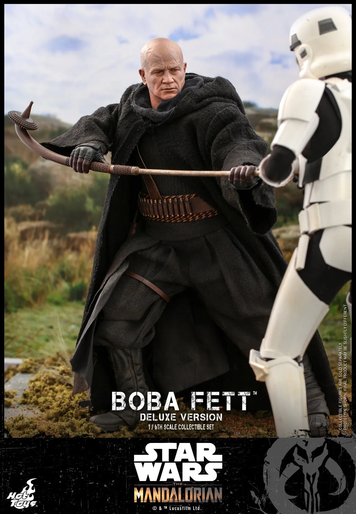 Hot Toys - TMS034 - Star Wars: The Mandalorian - 1/6th scale Boba Fett (Deluxe Version) Collectible Set